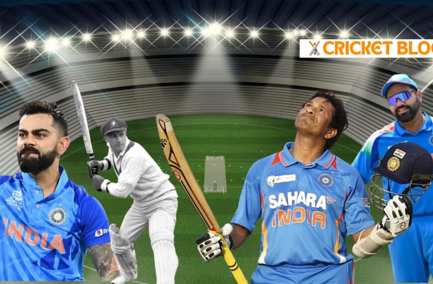 Top 10 batsmen in cricket history including Don Bradman, Sachin Tendulkar, Virat Kohli, Brian Lara, Ricky Ponting and other greatest cricket legends
