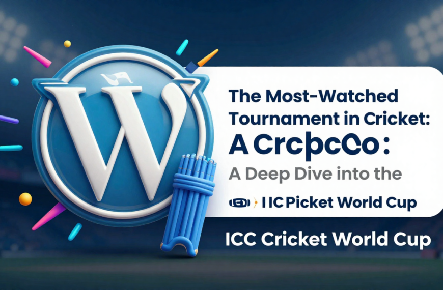 The Most-Watched Tournament in Cricket A Deep Dive into the ICC Cricket World Cup