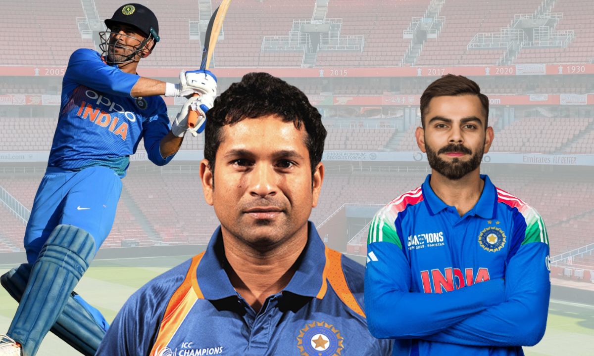 Three richest cricketers in the world Sachin Tendulkar MS Dhoni and Virat Kohli