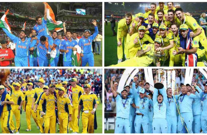 ICC ODI World Cup winners list