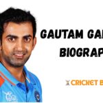 Gautam Gambhir portrait former Indian cricketer and World Cup 2011 hero