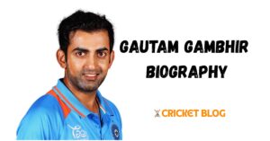 Gautam Gambhir portrait former Indian cricketer and World Cup 2011 hero